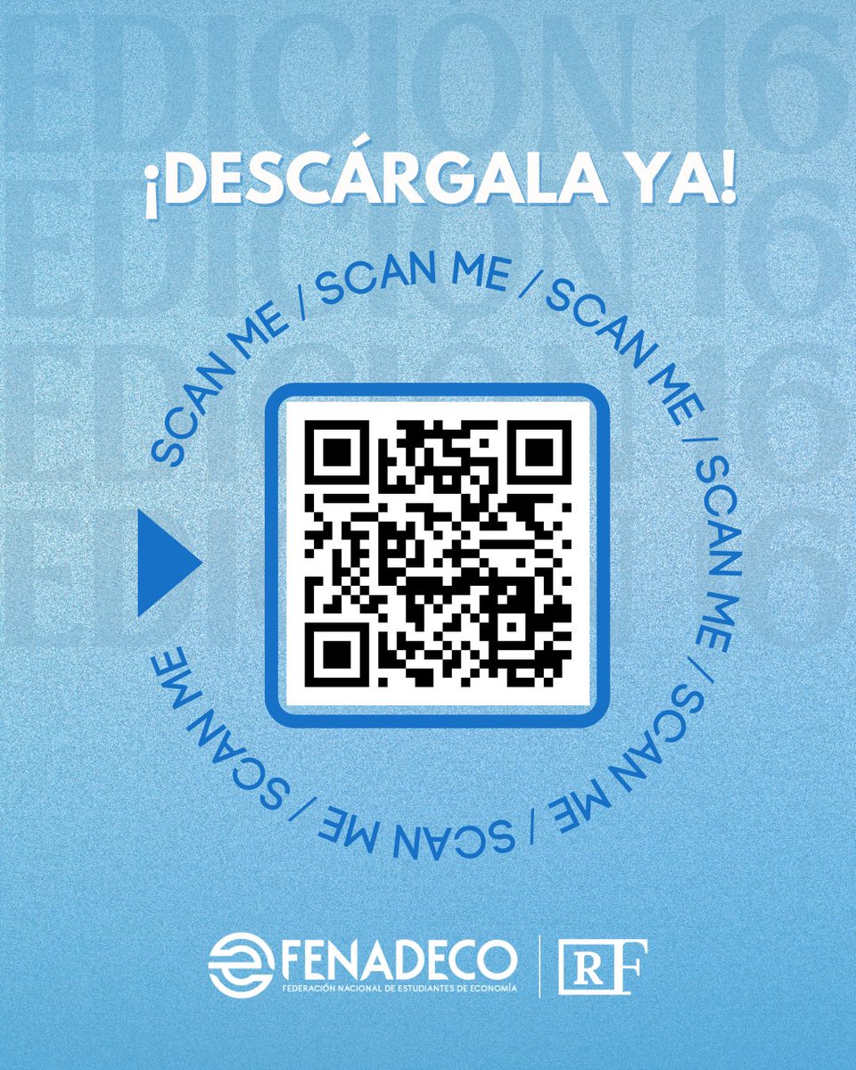 Te invitamos a leer esta nueva publicación, que reúne artículos académicos sobre temas clave para entender la economía colombiana.

📲 Descárgala escaneando el código QR o visitando nuestra página web.
#RevistaFENADECO #Edición16 #InvestigaciónAcadémica