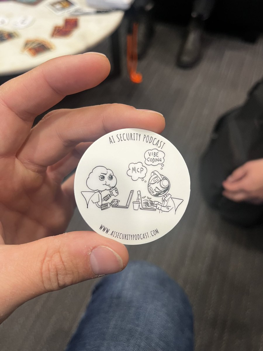 Guess where I am??? <a href="/aisecpod/">AI Security Podcast</a> 🤩