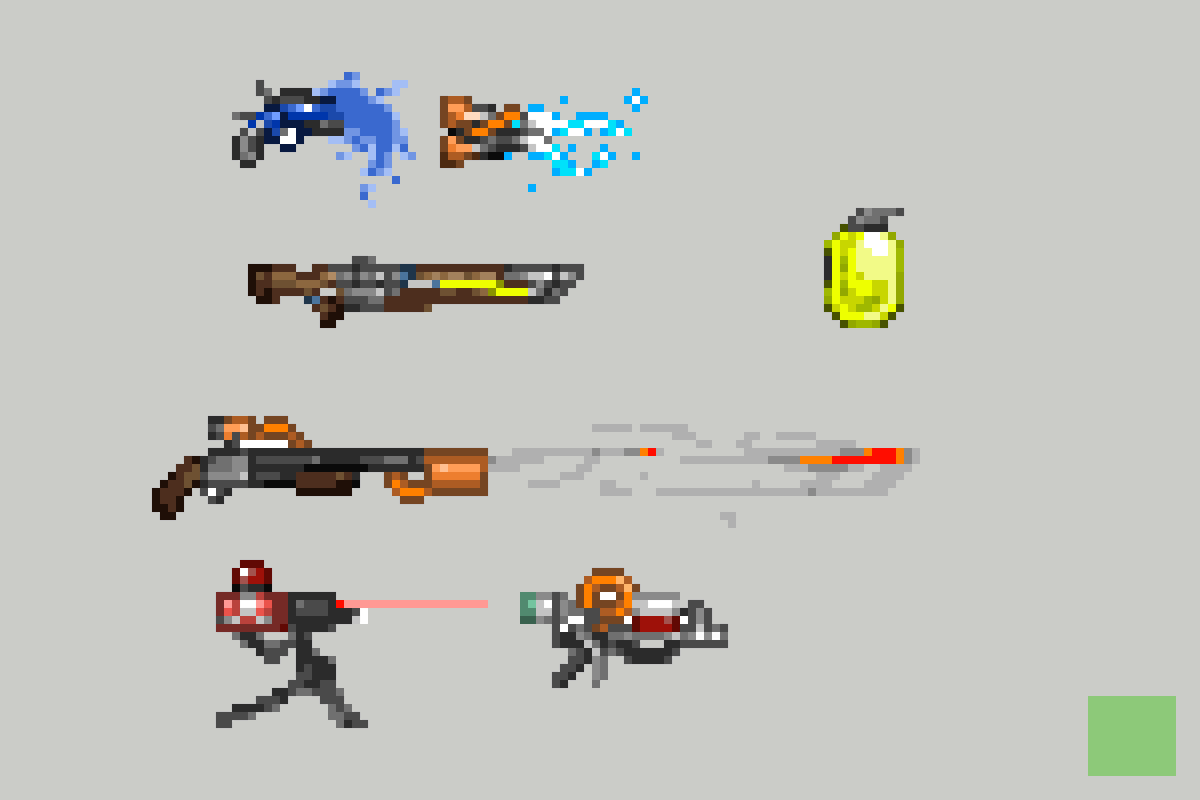 sometimes you need a little more gun or something #pixelart