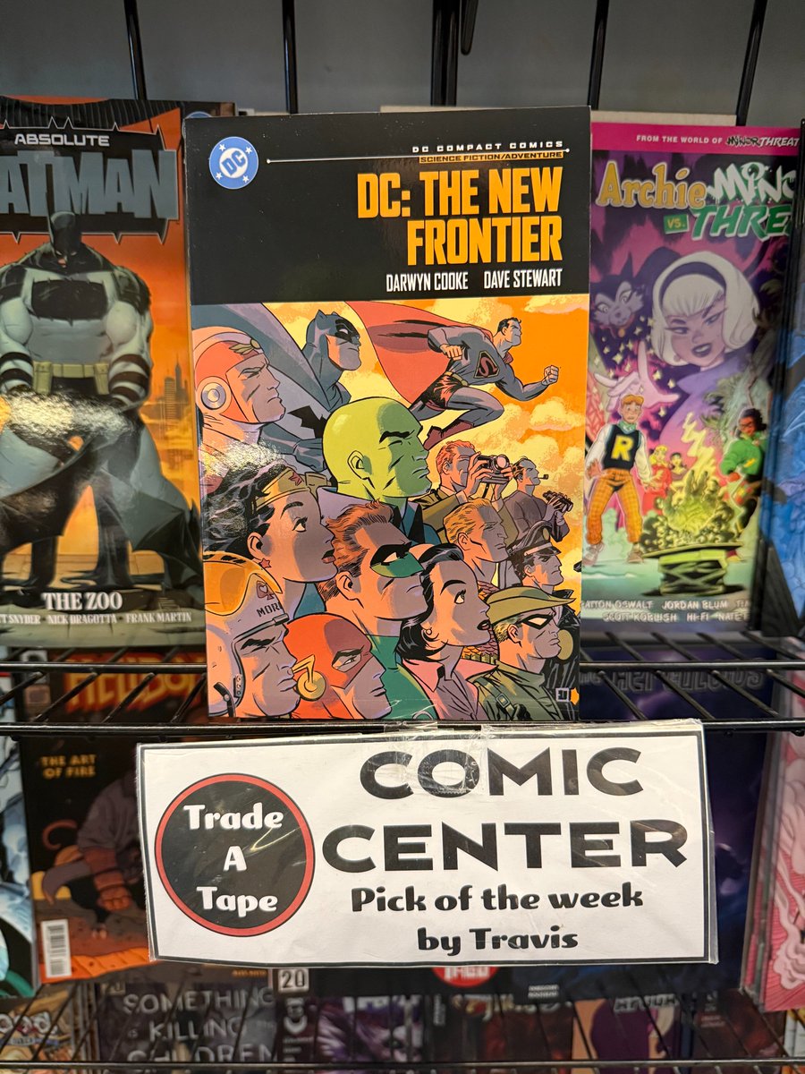 trade_tape's tweet photo. Happy New Comic Book Day to all who celebrate! Tons of great comics out this week. Here are this week's staff picks:

John - Daredevil: Cold Day in Hell

Jeff - Cheshire &amp; Cheetah Rob the Justice League

Travis - DC: The New Frontier https://t.co/lmCxEEOASl