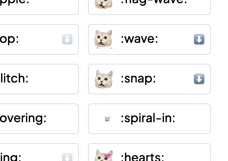 ❗EMOJI CRAFTING TIP❗

Animation styles with an arrow emoji on them respond to the direction control (look for [➡️ Right] at the top).

However, some styles only have up/down or left/right variations. A grayed-out arrow emoji means that direction doesn't apply to that style.