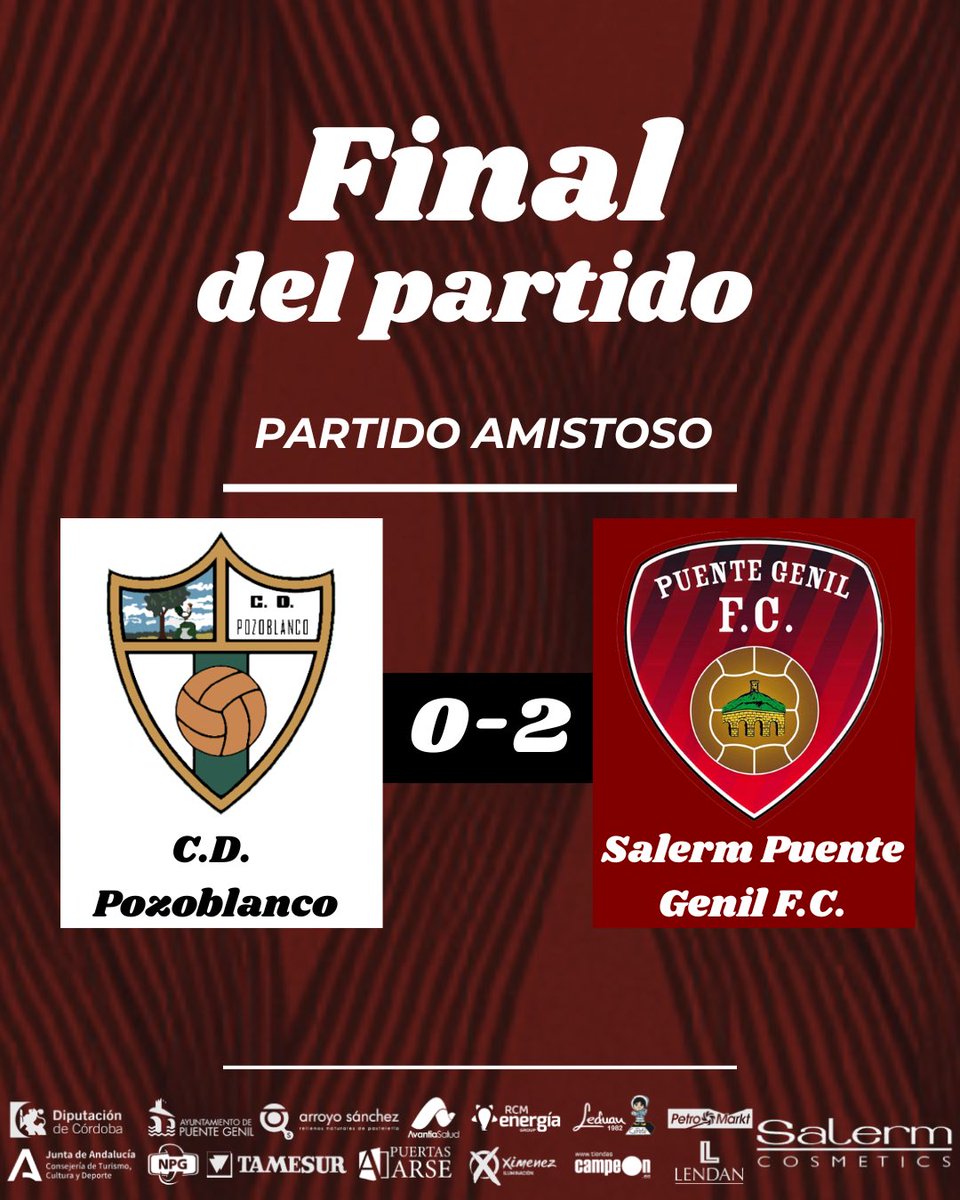 🏁 FINAL DEL PARTIDO |0-2| ¡Pam pam se acabó! ¡Victoria de nuestros rojillos en el segundo test de pretemporada!

⚽️ Anotaron Moro y Montenegro.

¡A seguir trabajando, equipo!

#SubimosJuntosSeguimosJuntos | #VamosRojillos