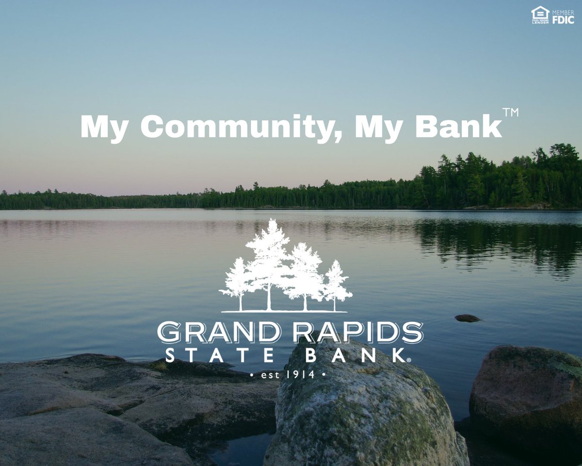 Bank at the lake, in the city, and on the go. With Grand Rapids State Bank's mobile app, your money moves safely with you—anytime, anywhere. #BankingMadeEasy #mycommunitymybank #BankLocally