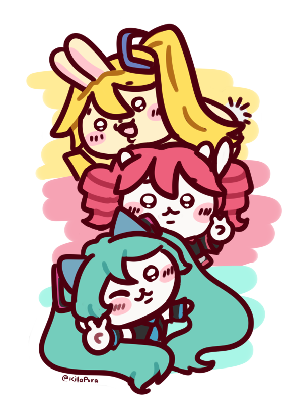 KillaP02's tweet photo. DIVASS⭐

#chiikawa #chiikawafanart #triplebaka #fanart #miku
#アニメちいかわ https://t.co/vQgLQ5KaHQ