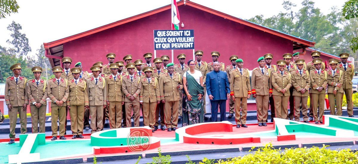 RTNBurundi's tweet image. De son côté, le commandant de l&apos;#ISCAM,  Hamenyimana Gérard, a rappelé que la mission de l’#ISCAM est de former des officiers en leur transmettant des connaissances militaires et académiques, afin qu&apos;ils puissent remplir efficacement les missions qui leur seront confiées. Il a…
