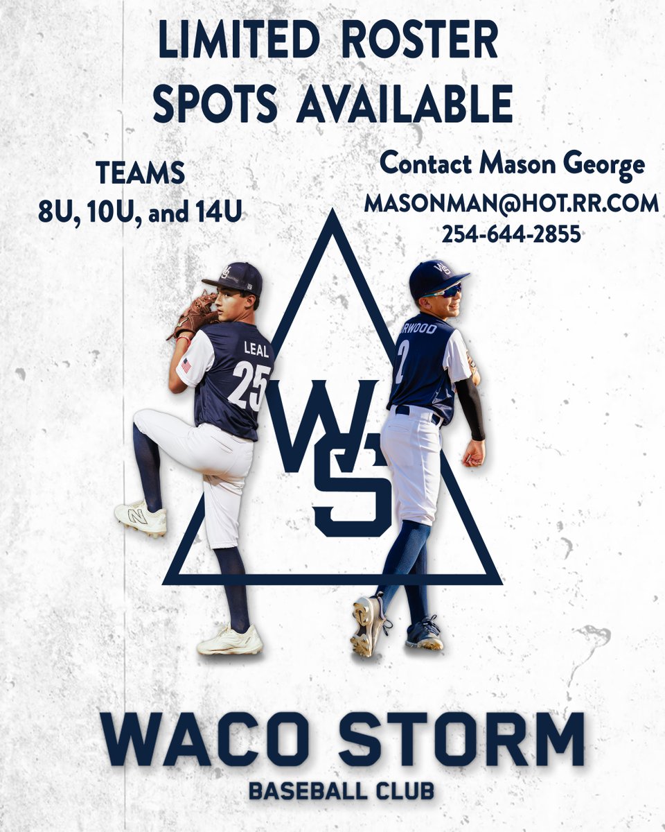 Waco Storm Baseball Club tweet media