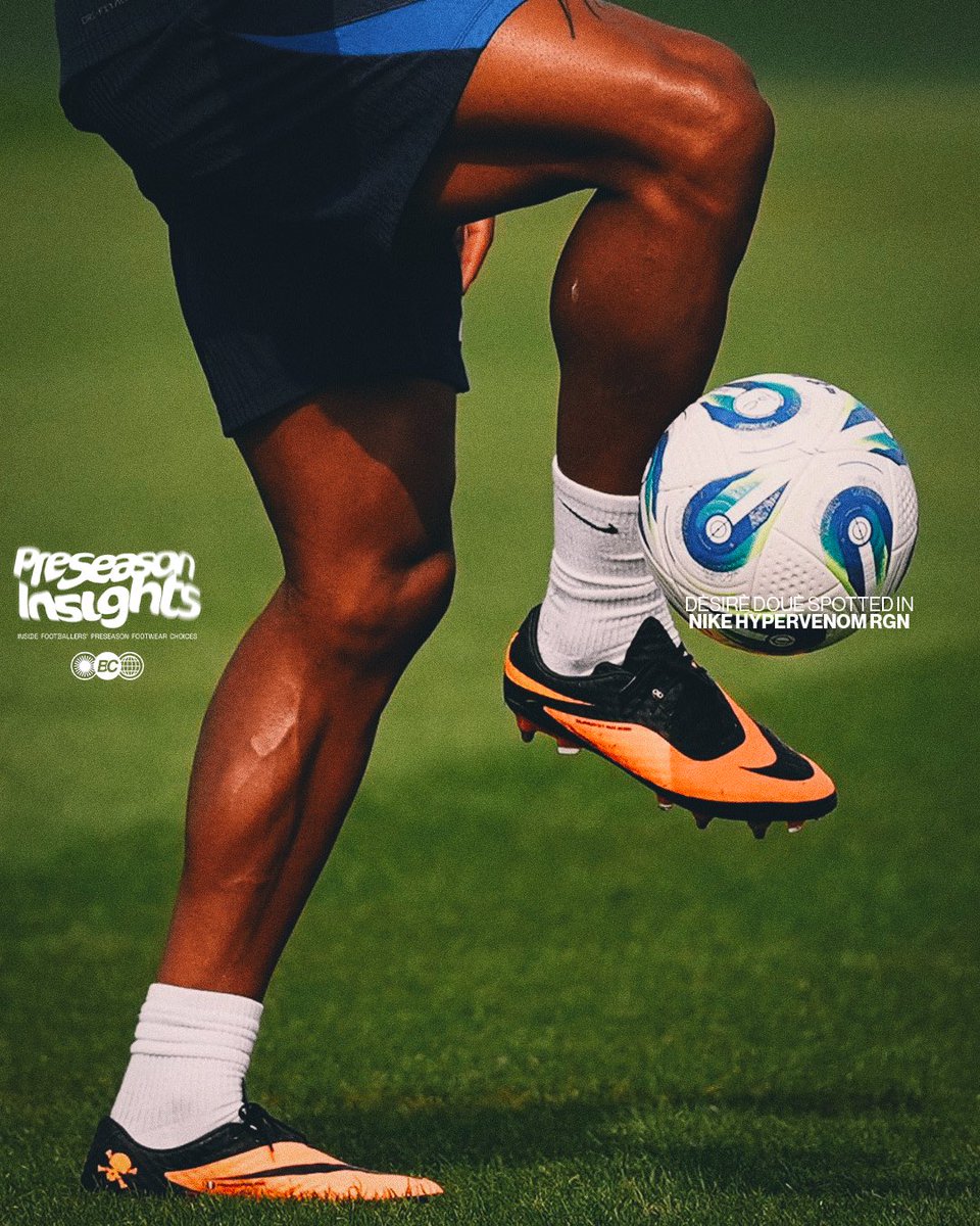 bootsculture's tweet photo. The moment every boothead was waiting for. Dèsirè Douè in Nike Hypervenom RGN. We called it months ago, and they suit him perfectly. 😮‍💨

#bootsculture #bootspotting #hypervenom #doue #desiredoue https://t.co/wsyXTOSQPn
