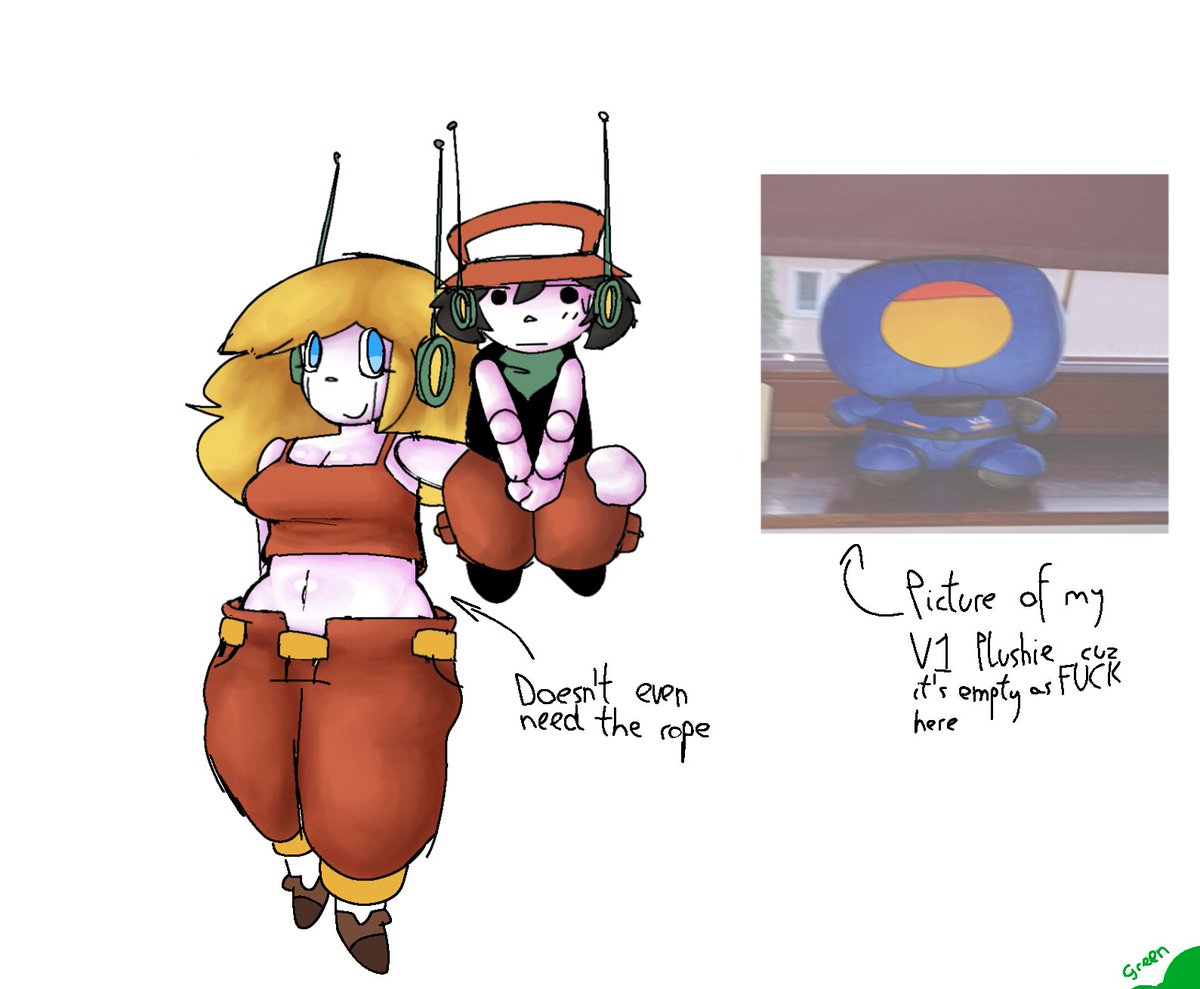 drew them in the reverse scenario before they lock me up in the chamber of agony again

#CaveStory