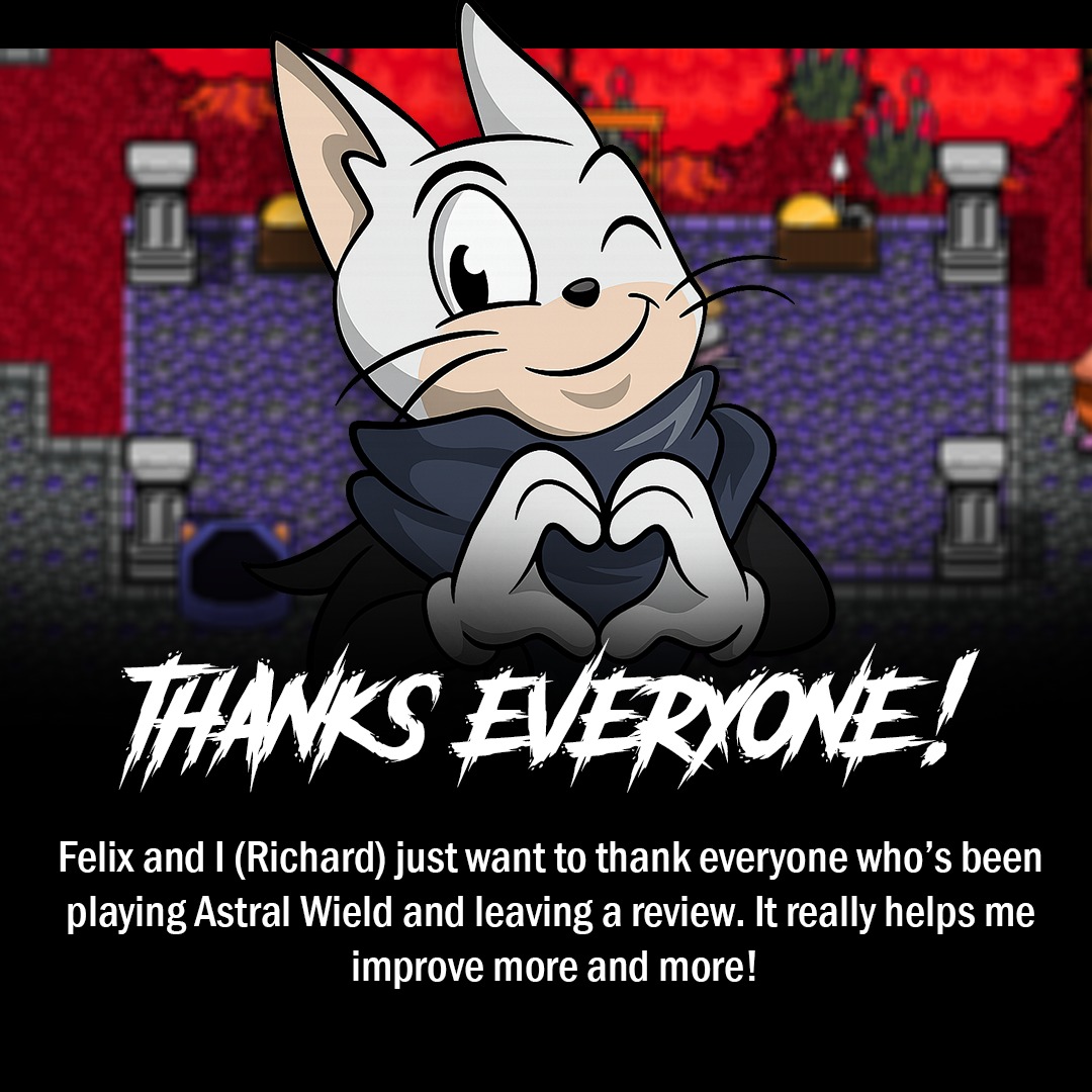 Thanks Everyone! 

#astralwield #games #viral #IndieGameDev #indiedev