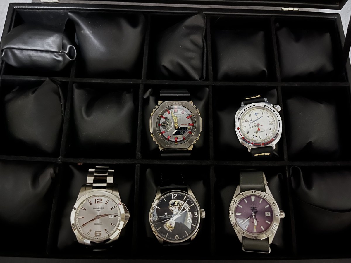 3 saatimi eşe dosta hediye ettikten sonra bana kalan ufak çaplı saat birikimim