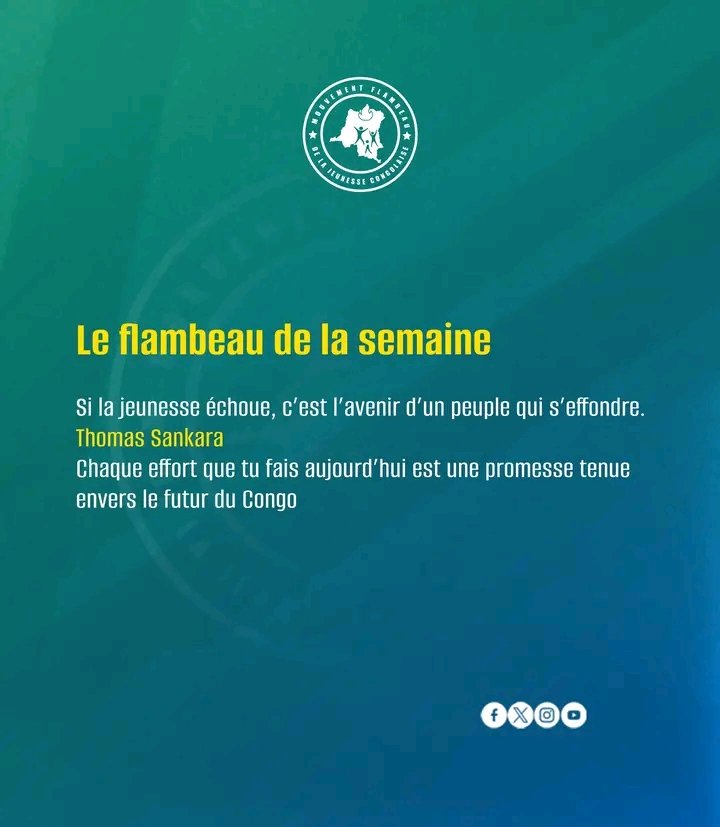 GraceN7653's tweet image. Dans le but de promouvoir le développement au sein de la jeunesse congolaise, le mouvement flambeau de la jeunesse congolaise ( MFJC) est un mouvement créé pour aider la jeunesse congolaise actuelle à acquérir des compétences, et à se découvrir.
#quelque chose se prépare