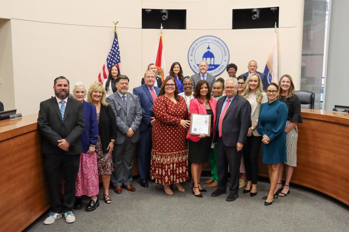 Hillsborough Tax Collector (@hillstax) on Twitter photo 🏆 HONORED BY COUNTY COMMISSIONERS! 🎉
<a href="/HillsboroughFL/">Hillsborough County</a> Board presented #TeamHCTC a proclamation for our 2025 Governor's Sterling Award - Florida's HIGHEST recognition for excellence! ⭐
"Incredibly proud of our team!" - Nancy Millan 💙
#GovernorsSterlingAward #Excellence 🏆 HONORED BY COUNTY COMMISSIONERS! 🎉
<a href="/HillsboroughFL/">Hillsborough County</a> Board presented #TeamHCTC a proclamation for our 2025 Governor's Sterling Award - Florida's HIGHEST recognition for excellence! ⭐
"Incredibly proud of our team!" - Nancy Millan 💙
#GovernorsSterlingAward #Excellence