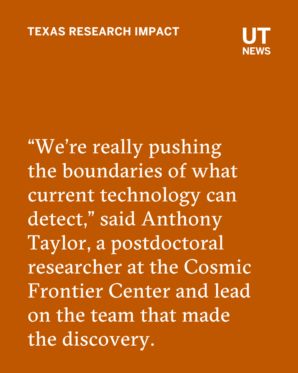 UTAustin's tweet photo. Texas Research Impact: @TexasScience researchers are pushing the boundaries of astronomy.

Using @ESA_Webb data, they’ve confirmed the earliest known black hole — offering new insight into how galaxies formed in the early universe.

🔗 https://t.co/4PYmwj9SBy https://t.co/Iurhu9PVh3