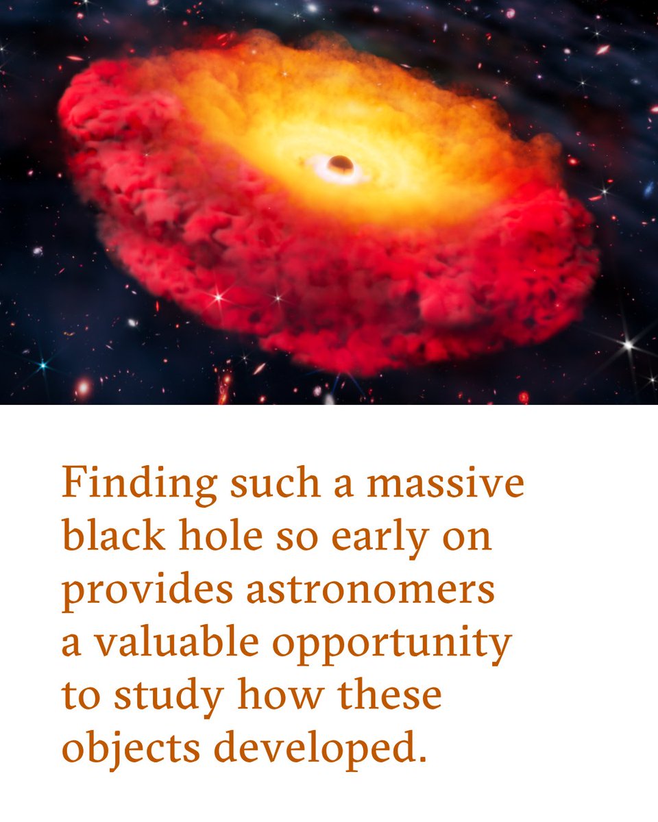 UT Austin (@utaustin) on Twitter photo Texas Research Impact: <a href="/TexasScience/">NaturalSciences @ UT</a> researchers are pushing the boundaries of astronomy.
Using <a href="/ESA_Webb/">ESA Webb Telescope</a> data, they’ve confirmed the earliest known black hole — offering new insight into how galaxies formed in the early universe.
🔗 utex.as/3J50p3o Texas Research Impact: <a href="/TexasScience/">NaturalSciences @ UT</a> researchers are pushing the boundaries of astronomy.
Using <a href="/ESA_Webb/">ESA Webb Telescope</a> data, they’ve confirmed the earliest known black hole — offering new insight into how galaxies formed in the early universe.
🔗 utex.as/3J50p3o