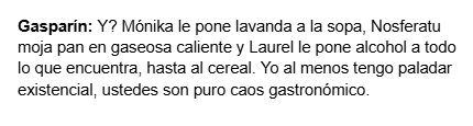 Ya está casi terminado el guion del video, iré a prepararme cereal :D