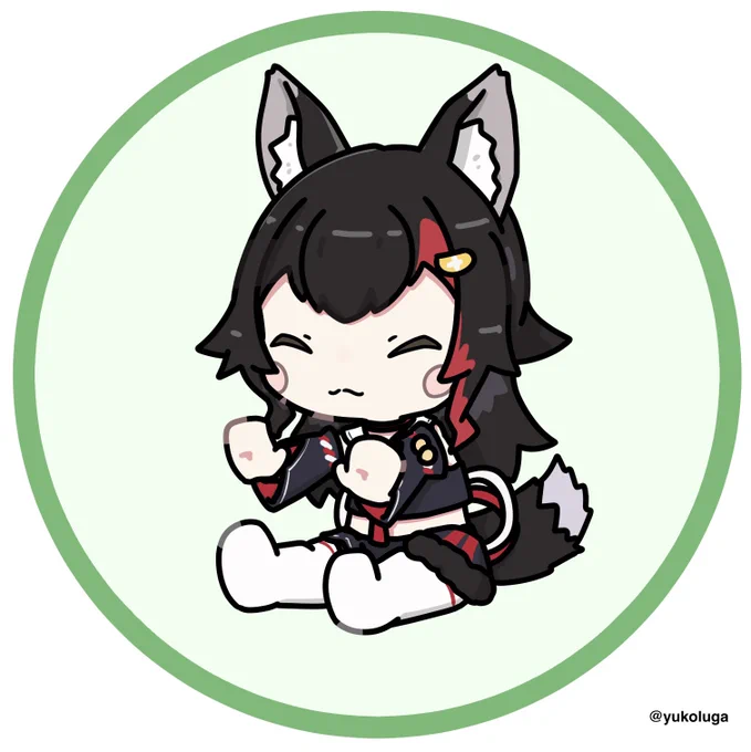 大神ミオ の みがわり? #みおーん絵