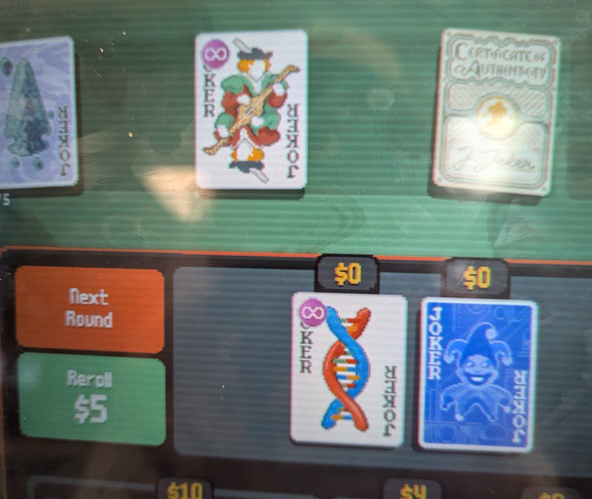 I love balatro because I lost the hand after this