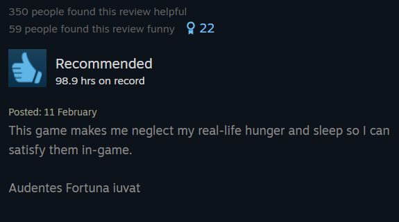 We live for these reviews