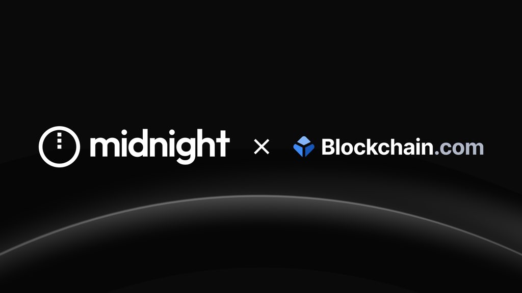 Midnight (@midnightntwrk) on Twitter photo Midnight 🤝 <a href="/blockchain/">Blockchain.com</a>
We're excited to announce Blockchain.com as an official ecosystem partner for Midnight.
As part of the Glacier Drop, Blockchain.com is offering native support in their wallet—making it easier than ever for eligible users to claim their Midnight 🤝 <a href="/blockchain/">Blockchain.com</a>
We're excited to announce Blockchain.com as an official ecosystem partner for Midnight.
As part of the Glacier Drop, Blockchain.com is offering native support in their wallet—making it easier than ever for eligible users to claim their