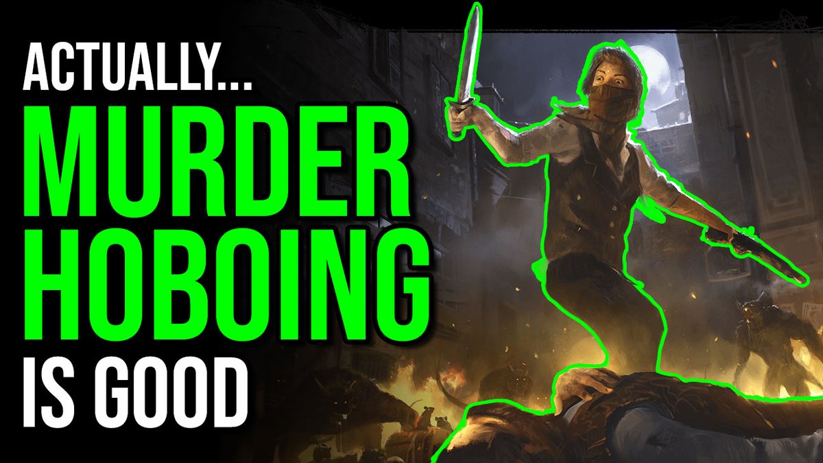 Is it possible that murderhobos—those chaotic, axe-happy D&amp;D characters—might actually improve your Dungeons &amp; Dragons game? #dungeonsanddragons #ttrpg
youtu.be/InmP4qitLMk