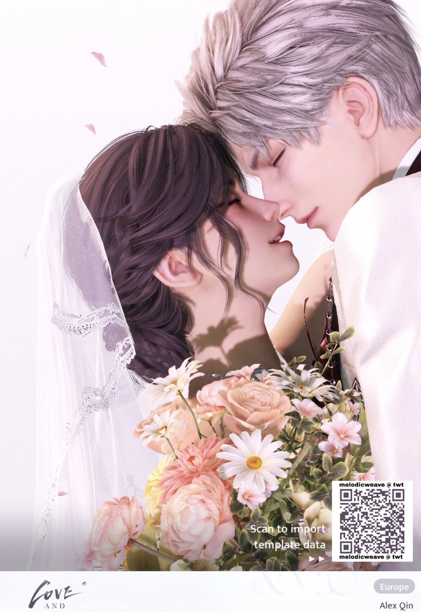 melodicweave's tweet photo. me and sylus’ wedding template 🤍 https://t.co/JZ5HoNou4b