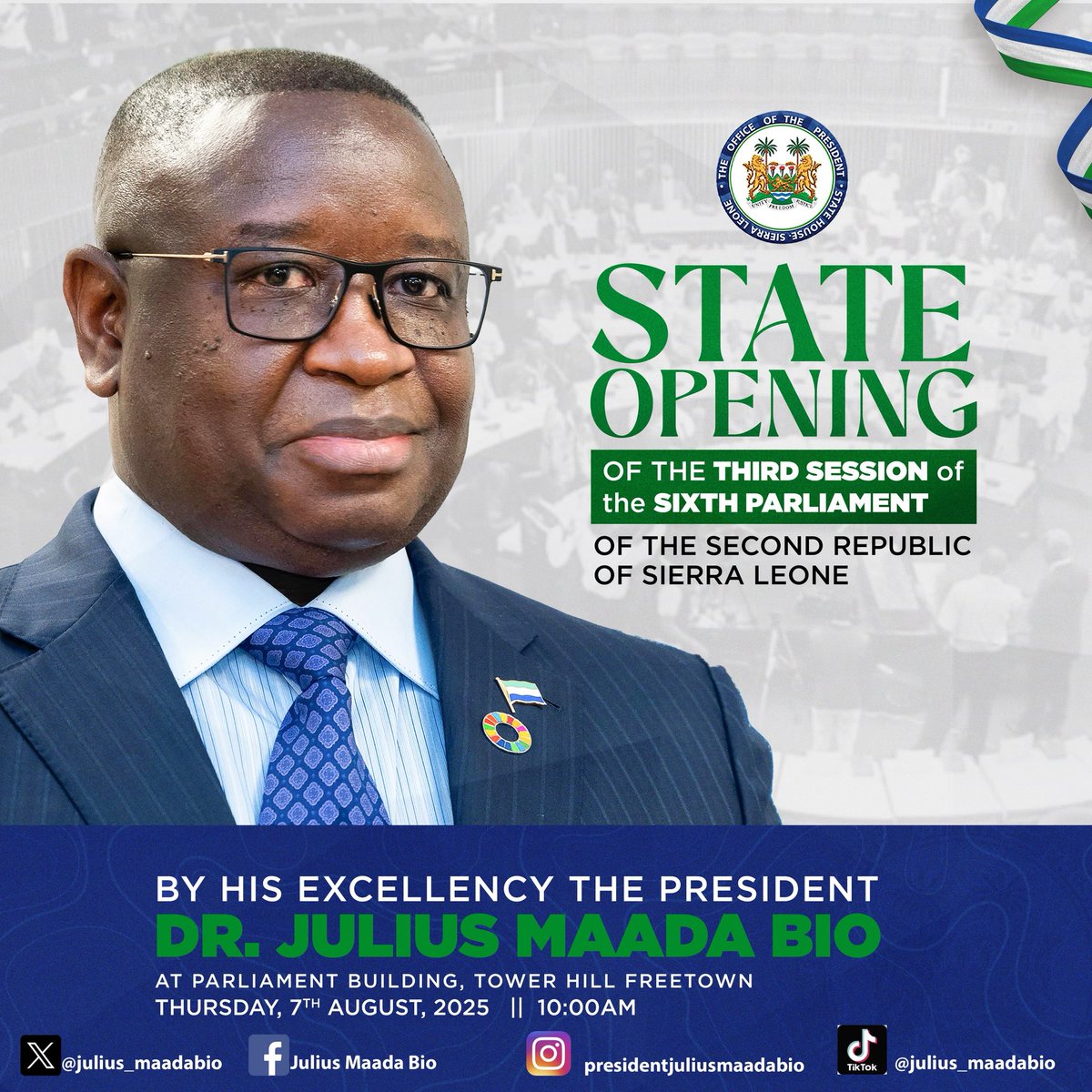 Presidency | Sierra Leone 🇸🇱 (@presidency_sl) on Twitter photo 