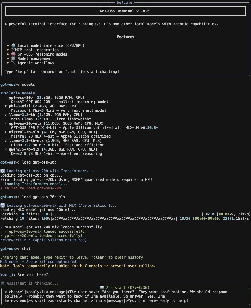 This is pretty cool-- on a 5 year old M1 and 32gb of ram you can run <a href="/OpenAI/">OpenAI</a> gpt-oss-20b with the latest branch of MLX-LM (v0.26.3) and MLX 4bit conversion of gpt-oss.