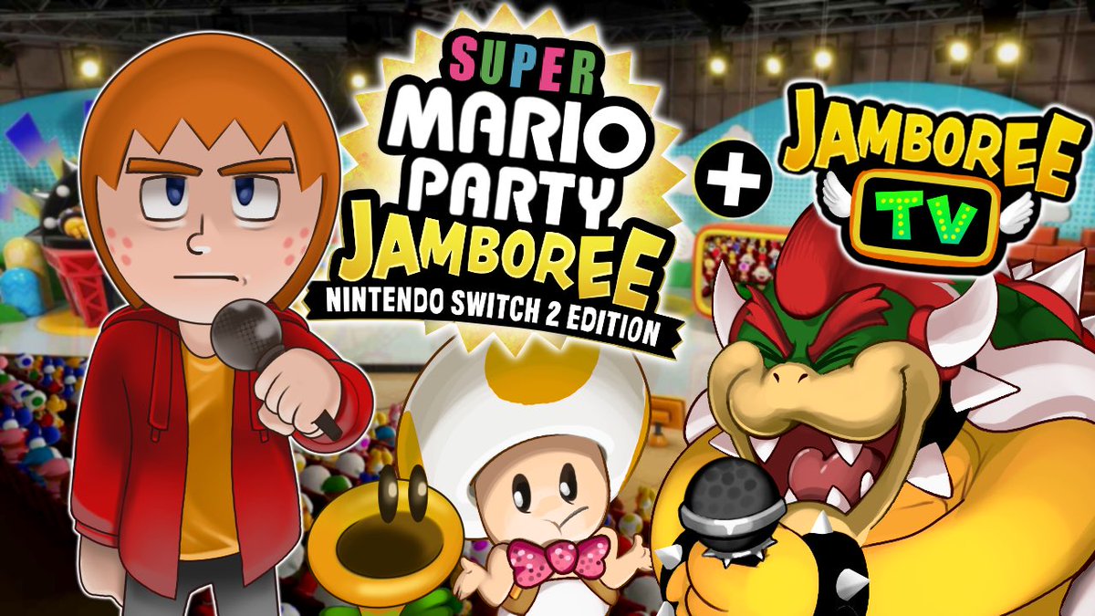 PlayerOneAustin's tweet image. ‼️NEW AUBBY UPLOAD‼️
Not a drill, please check out the newest video going over the new Super Mario Jamboree update! Had a blast working in the thumbnail for this one! 
#supermariopartyjamboree