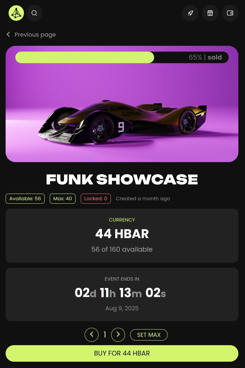 Is there anyone who has purchased NFT from Funk showcase collection but has not received $PBRF token?
If yes, please send me message
#hbar #HBARUSDT