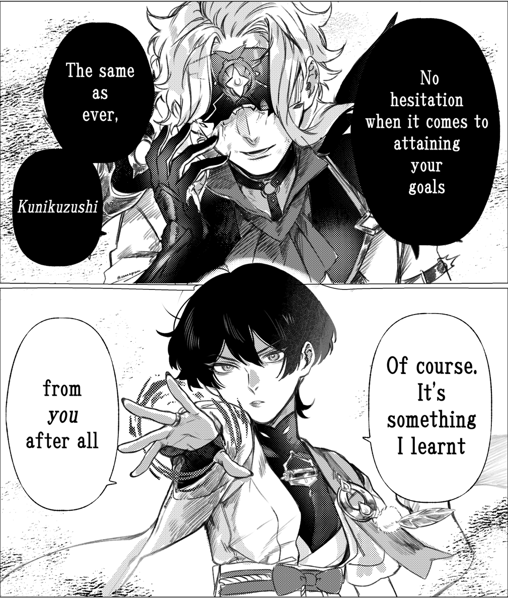 eannagram's tweet photo. Dottore vs Wanderer showdown, Eva paro delulu edition https://t.co/FqjIjVvuzQ