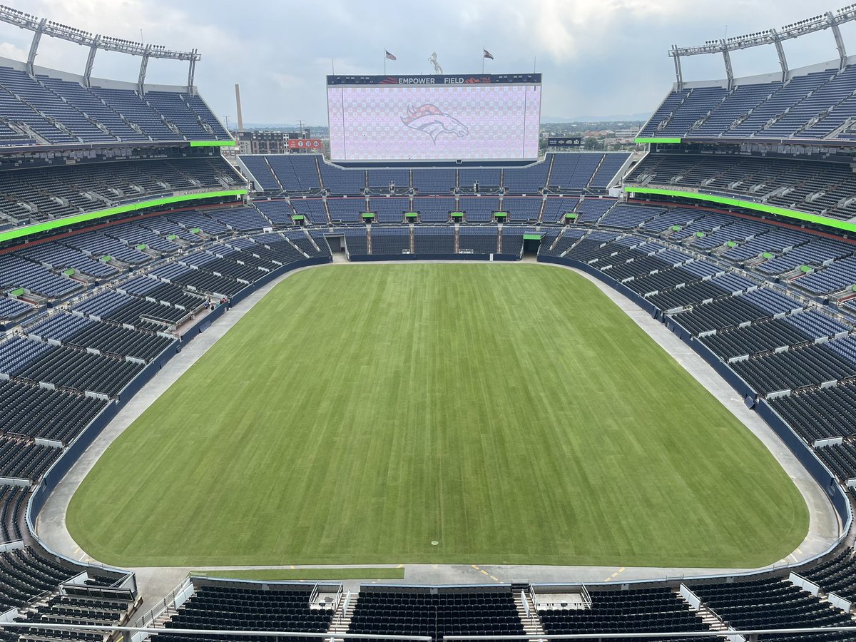 Field 1 installed and looking dialed. Bring on the football season! 🐎