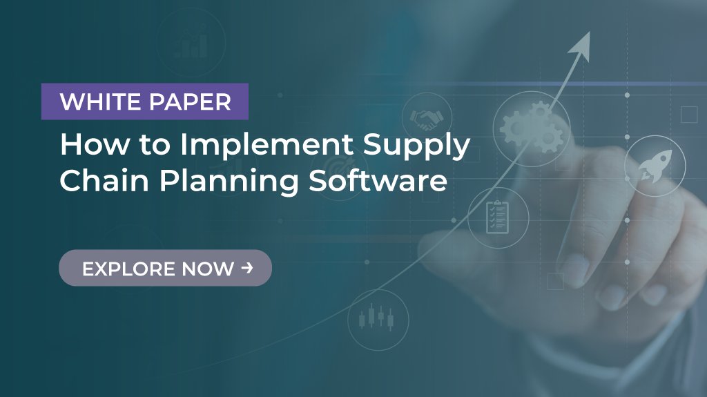 Our new white paper outlines a proven approach to align stakeholders, prepare data, manage change and drive measurable results from your SCP implementation.
Download the white paper to build a structured plan and avoid common pitfalls. bit.ly/457yZCK