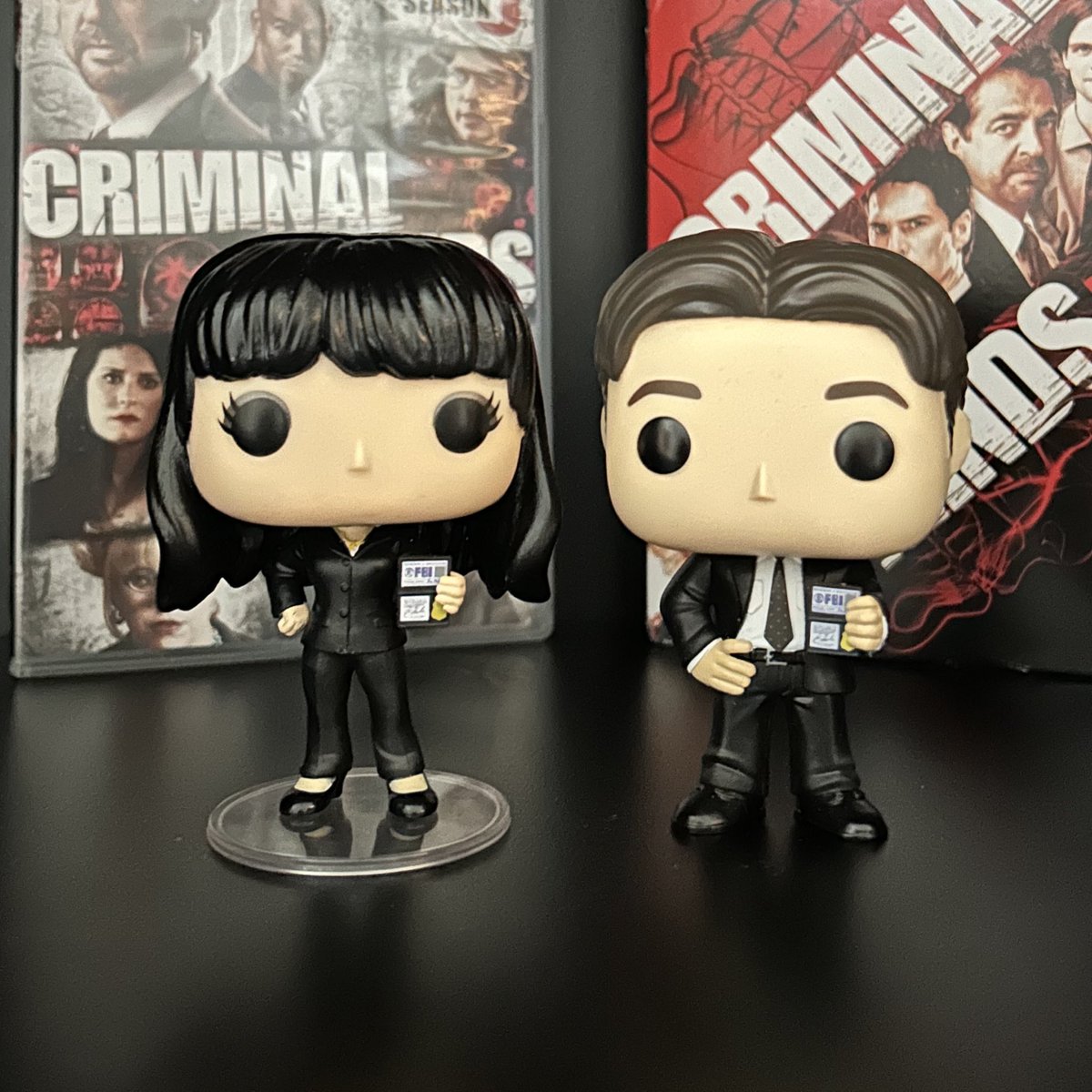 The inspo vs the Criminal Minds funko pops!