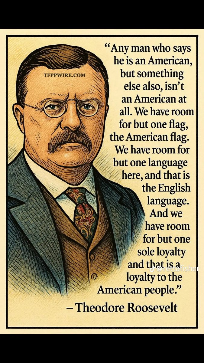 Any man (or woman) who says he/she
 is an American, but something else also, 
isn’t an American at all… 👇

Drop a 👍 if you agree.
