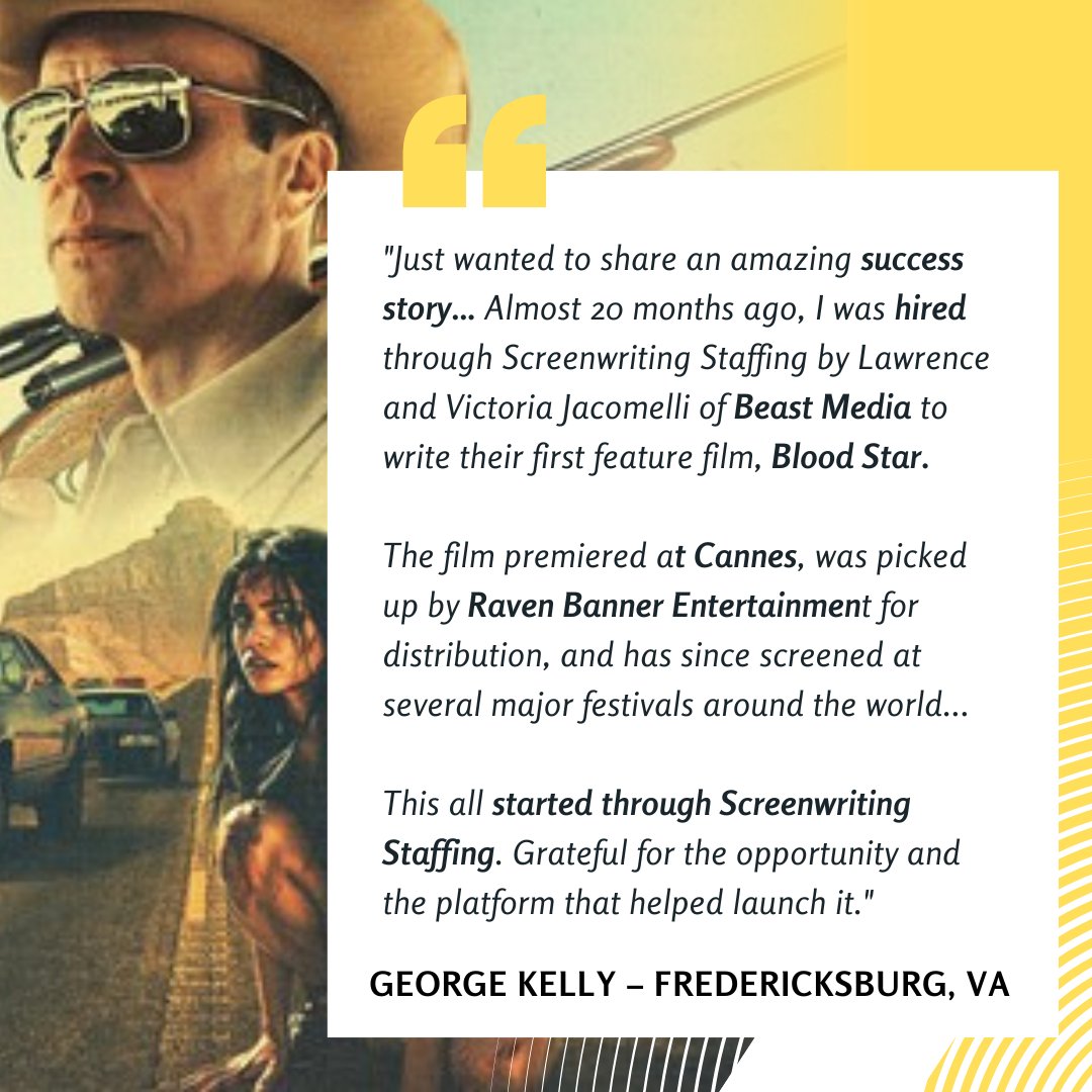 Most programs stop at story. We don’t.

#Screenwriting Staffing’s Speedy Script Program gets your material ready to pitch and connects you with people who can actually make it happen.

Learn more: screenwritingstaffing.com/speedy-script-…

#screenplays #filmmaking #indiefilm #writetofilm #writer