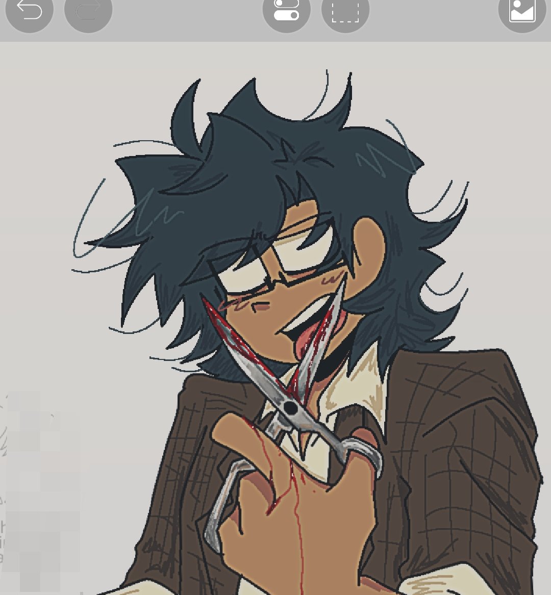 i ain't posting the full drawing but have a snippet of antag just to feed yall #ElevatorHitch