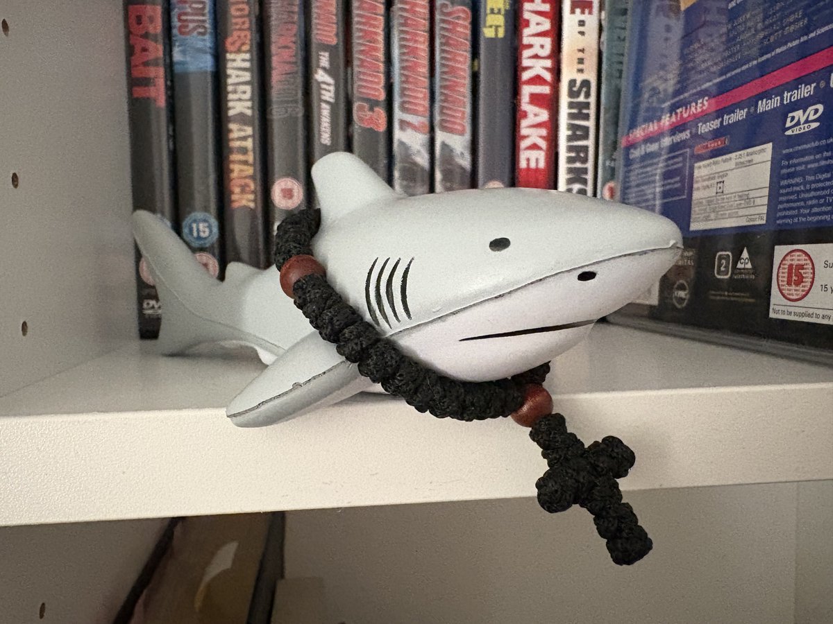 Petition to remake Shark Exorcist but in this rendition the shark is, in fact, the exorcist. #sharkweek