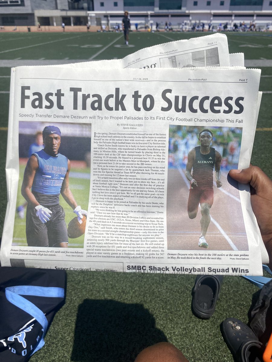 <a href="/CoachDTalways/">Coach DT Donte Dezeurn</a> <a href="/CoachMarshawn/">Marshawn Friloux 🏁</a> <a href="/D1Demare/">Demare Dezeurn</a> <a href="/LACitySection/">City Section News</a> <a href="/palihsfootball/">Palisades Football</a>