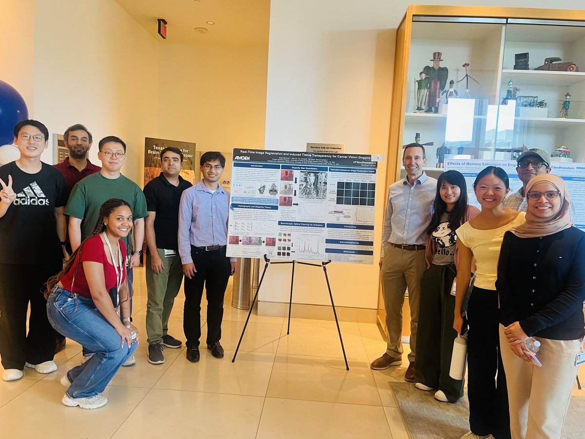 Achilefu Lab (@achilefu_lab) on Twitter photo Our summer student Akash Bhowmik in the SURF & Amgen Scholars Program delivered an excellent poster presentation today, showcasing his impressive research and dedication. Great job! 👏<a href="/utswbme/">UT Southwestern Biomedical Engineering</a> Our summer student Akash Bhowmik in the SURF & Amgen Scholars Program delivered an excellent poster presentation today, showcasing his impressive research and dedication. Great job! 👏<a href="/utswbme/">UT Southwestern Biomedical Engineering</a>