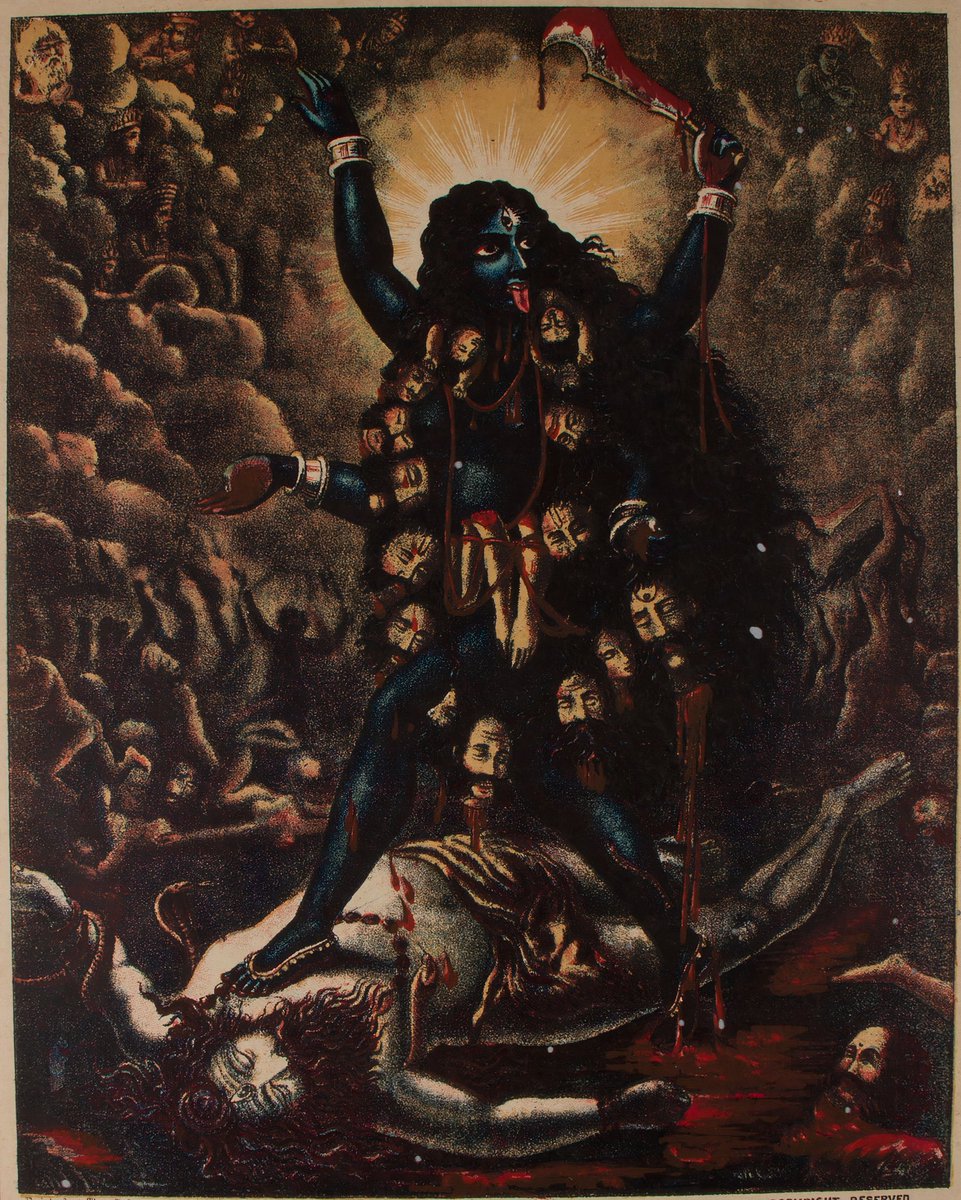 Kali, 1885–95 by Raja Ravi Varma