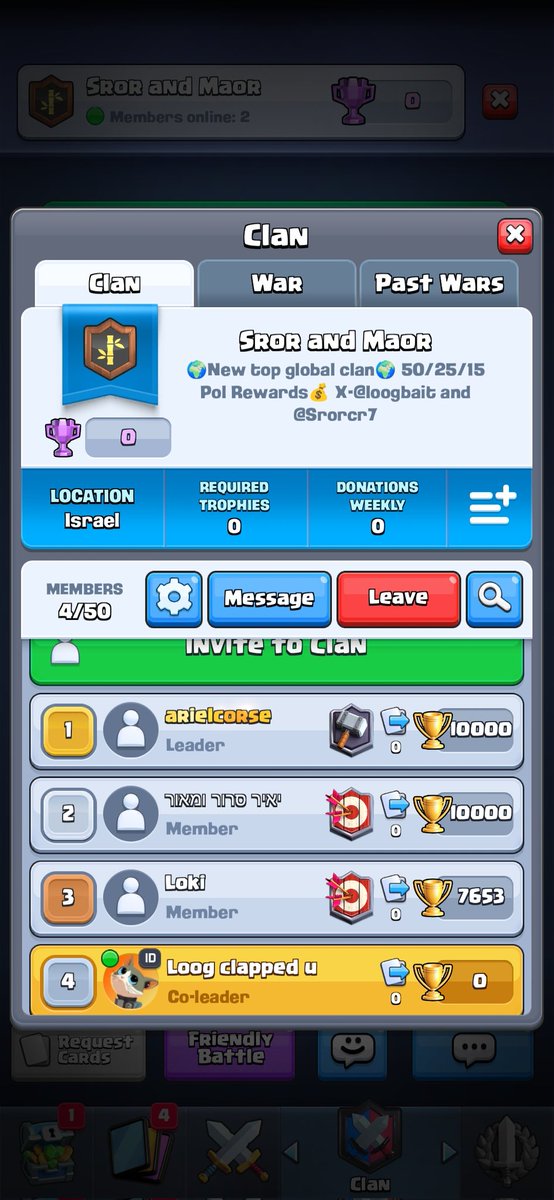 loogbait (@yuiop126374891) on Twitter photo I am now happy to announce a new pol clan me and <a href="/SrorCr7/">יאיר סרור& מאור ב.א</a> are building offering BIG contracts and rewards Dm for offers I am now happy to announce a new pol clan me and <a href="/SrorCr7/">יאיר סרור& מאור ב.א</a> are building offering BIG contracts and rewards Dm for offers