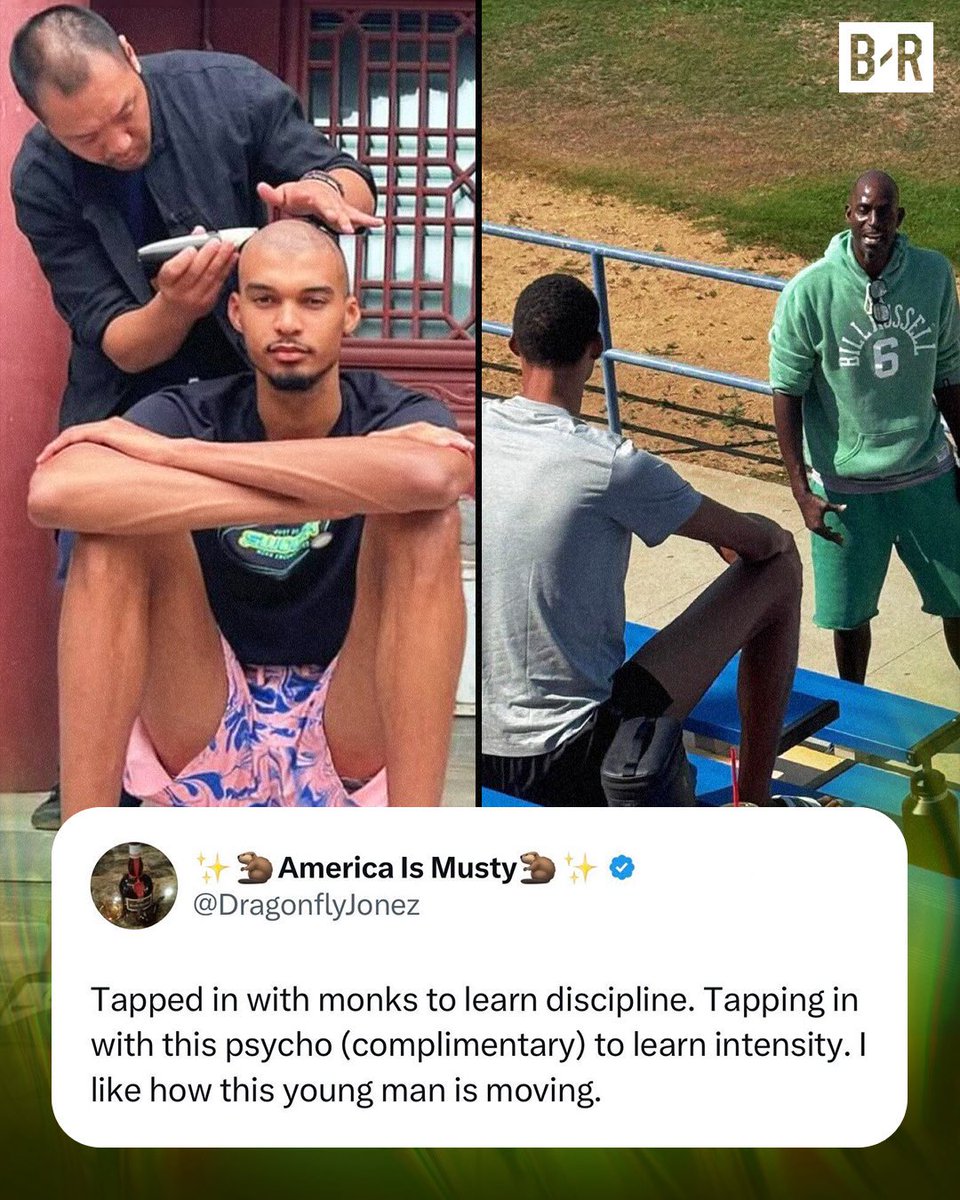 Bleacher Report (@bleacherreport) on Twitter photo The offseason of Wemby continues to grow 📈🔥
(via <a href="/KevinGarnett5KG/">Kevin Garnett</a>, <a href="/wemby/">Wemby</a>, h/t <a href="/DragonflyJonez/">✨🦫America Is Musty🦫✨</a>) The offseason of Wemby continues to grow 📈🔥
(via <a href="/KevinGarnett5KG/">Kevin Garnett</a>, <a href="/wemby/">Wemby</a>, h/t <a href="/DragonflyJonez/">✨🦫America Is Musty🦫✨</a>)
