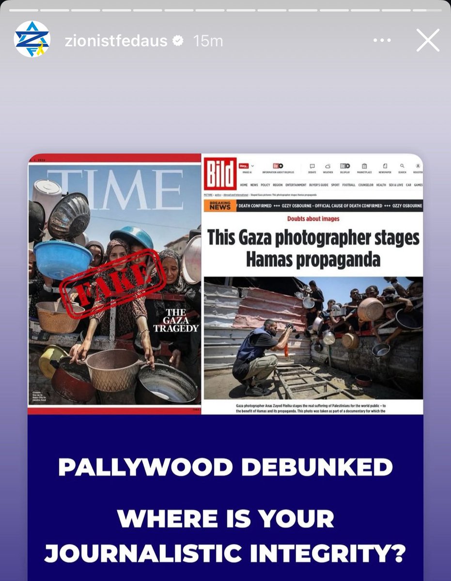 Alternate Media Watchers (@altmediawatch) on Twitter photo The Zionist Federation of Australia, led by <a href="/jeremyleibler/">Jeremy Leibler</a> are now spreading lies about photos taken before a food distribution even in GAZA as “pallywood”.
This organisation is a vile hate hate group who mock starving Palestinians & celebrate Jewish extremists. The Zionist Federation of Australia, led by <a href="/jeremyleibler/">Jeremy Leibler</a> are now spreading lies about photos taken before a food distribution even in GAZA as “pallywood”.
This organisation is a vile hate hate group who mock starving Palestinians & celebrate Jewish extremists.