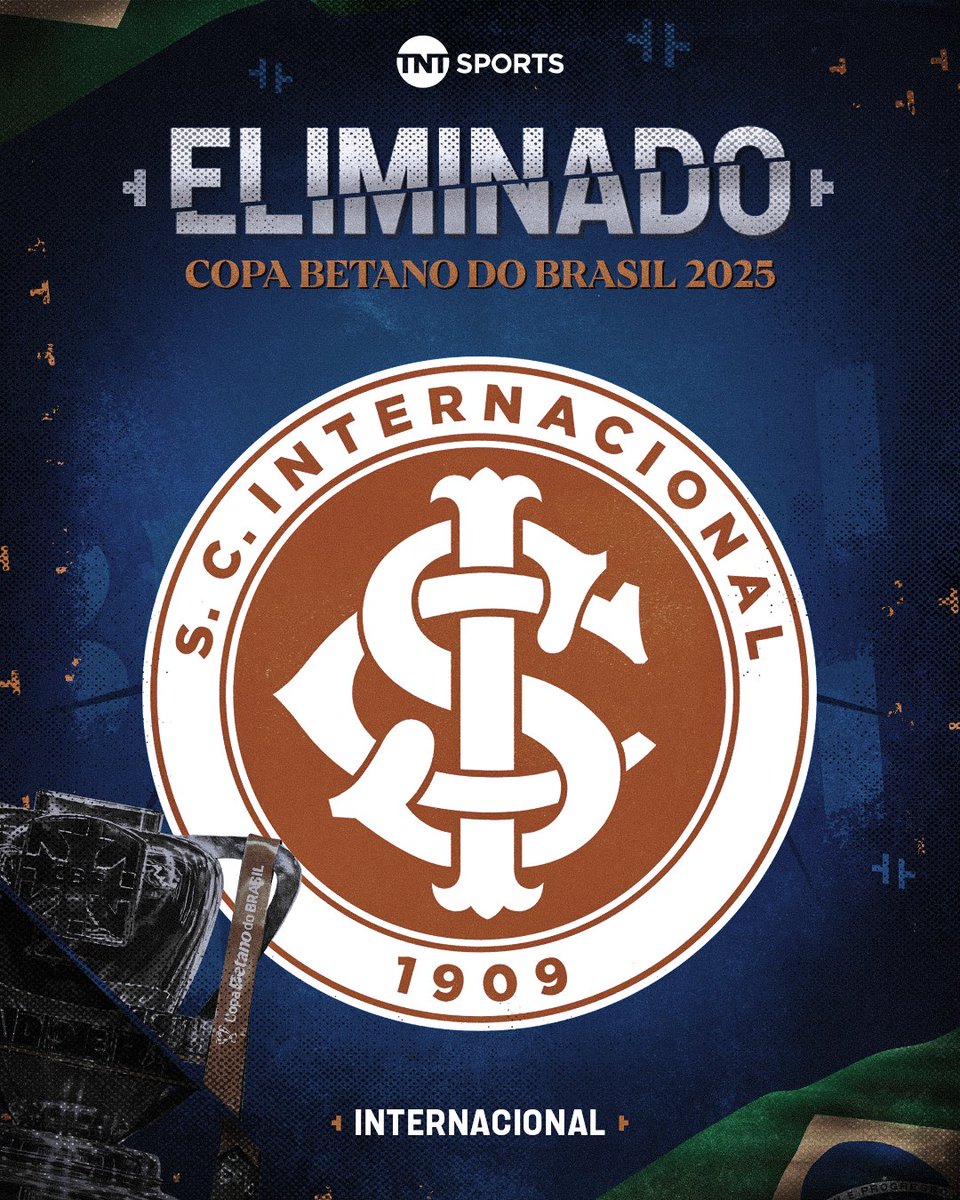 TNTSportsBR's tweet photo. FIM DA LINHA PRO COLORADO! ❌ 

O Inter caiu pro Fluminense na Copa Betano do Brasil! #CopaBetanoDoBrasil #FutebolBrasileiro https://t.co/CXUuOhr7pd