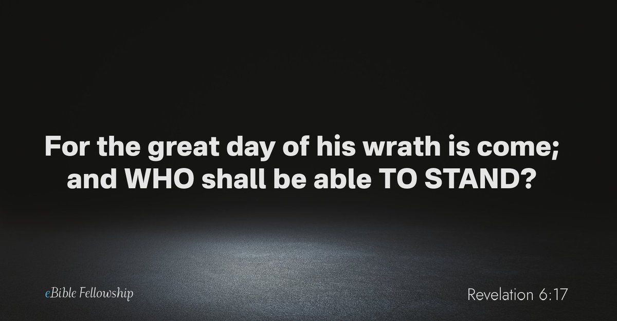 EBF2033's tweet photo. A GOOD QUESTION WAS ASKED REGARDING THIS VERSE:
Luke 21:34 And take heed to yourselves, lest at any time your hearts be overcharged with surfeiting, and drunkenness, and cares of this life, and so THAT DAY come upon you unawares.
35 ***For as a snare shall it come on ALL them that dwell on the face of the whole earth***.
QUESTION:  Why does it say here "...on ***ALL*** them that dwell on the face of the whole earth"?
The importance of any question, is that it causes one to look into the scriptures for answers.  Prior to this question, I never gave it much consideration that it infact DOES say that the snare would "come on ALL them that dwell on the face of the whole earth".   On the surface it does seem to imply that it is speaking of every human being on earth, but it is not.
The key words which allows us to understand WHO the "ALL" is referring to is the word "them that dwell". These 3 English words are translated from one Greek word, which is Strong's #2521. This word is only translated as "dwell" one time, here, but this word is actually the word "SITTING".
We can therefore read this verse this way: "For as a snare shall it come on all SITTING on the face of the whole earth".
It is important to know that the snare being spoken of that is coming on "that day", is judgment day. Why does God use the Word "sitting" to describe THOSE upon who this snare will come during the day of judgment? Because God's children are STANDING.
Romans 14:10 But why dost thou judge thy brother? or why dost thou set at nought thy brother? for WE shall ALL STAND before the judgment seat of Christ.
That is why at the time of judgment, this question is asked:
Revelation 6:17
For the great day of his wrath is come; and WHO shall be able TO STAND?
The answer is, God's elect.
Romans 11:20
Well; because of unbelief they were broken off, and THOU STANDEST BY FAITH (Christ). Be not highminded, but fear:
That is also why in the context of 1 Corinthians 10, it is making reference to Israel in the Wilderness, which identifies with judgment day. As we know, within the whole congregation of those in the wildeness, there were those who identified with being children of God but never were. These are they who thought they were STANDING (saved) but continued to fall away.
1 Corinthians 10:12 Wherefore let him that thinketh he standeth take heed lest he fall.
ALL those, "upon the face of the whole earth) who are "sitting", are referring only to the unsaved of the world.