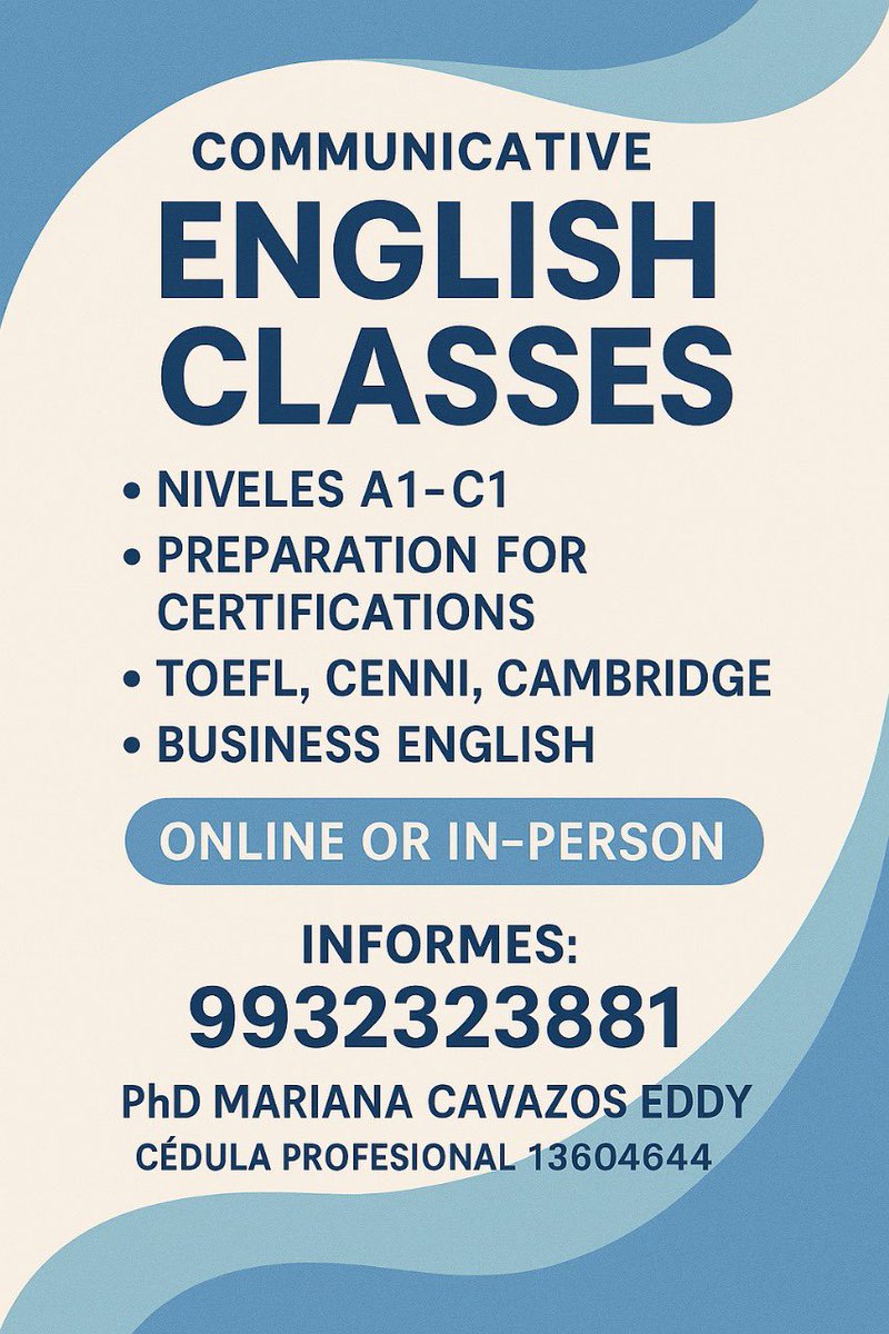 Marianacaved's tweet photo. Necesitas certificarte ?
#English #LearnEnglish https://t.co/kxU3iYMn1M