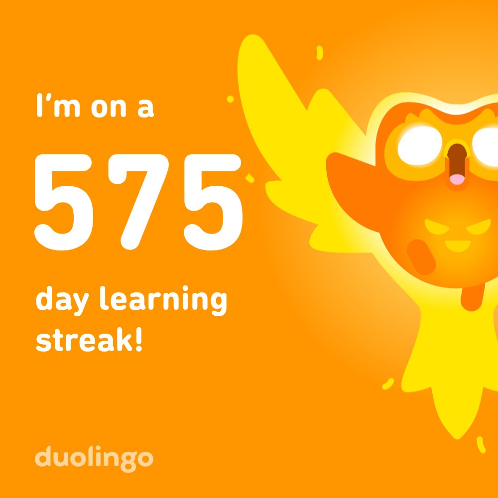 Learn a language with me for free! Duolingo is fun, and proven to work. Here’s my invite link: invite.duolingo.com/BDHTZTB5CWWKSN…