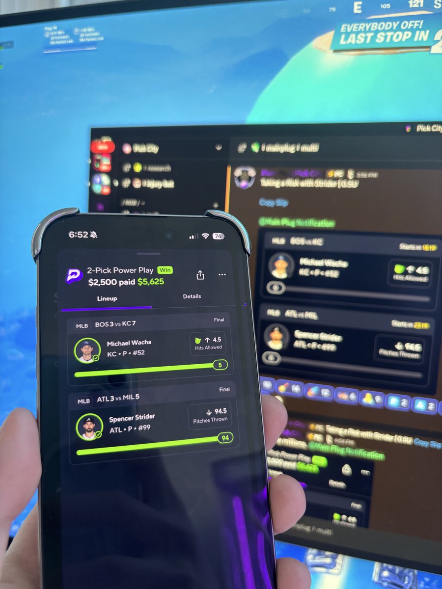 $1,000 to 1 person TONIGHT! 😈

Just like and comment to enter! ✅

Yes, this is my 6th day in a row that I’ve cashed. It’s getting too easy. 😹

Get ALL Plays HERE: whop.com/pickcity