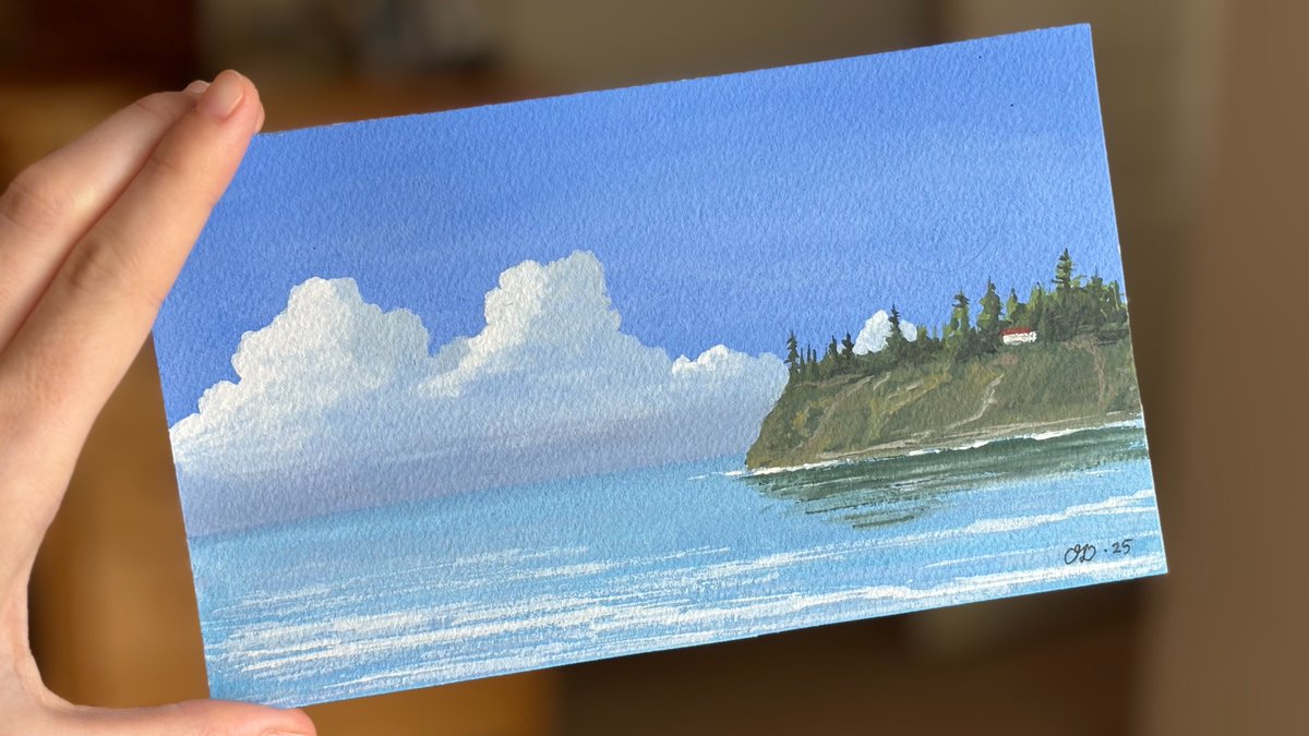 pacificpilgrim's tweet photo. old, new, borrowed, blue: the marriage of watercolor and acrylic equals gouache https://t.co/cznjmABBQJ