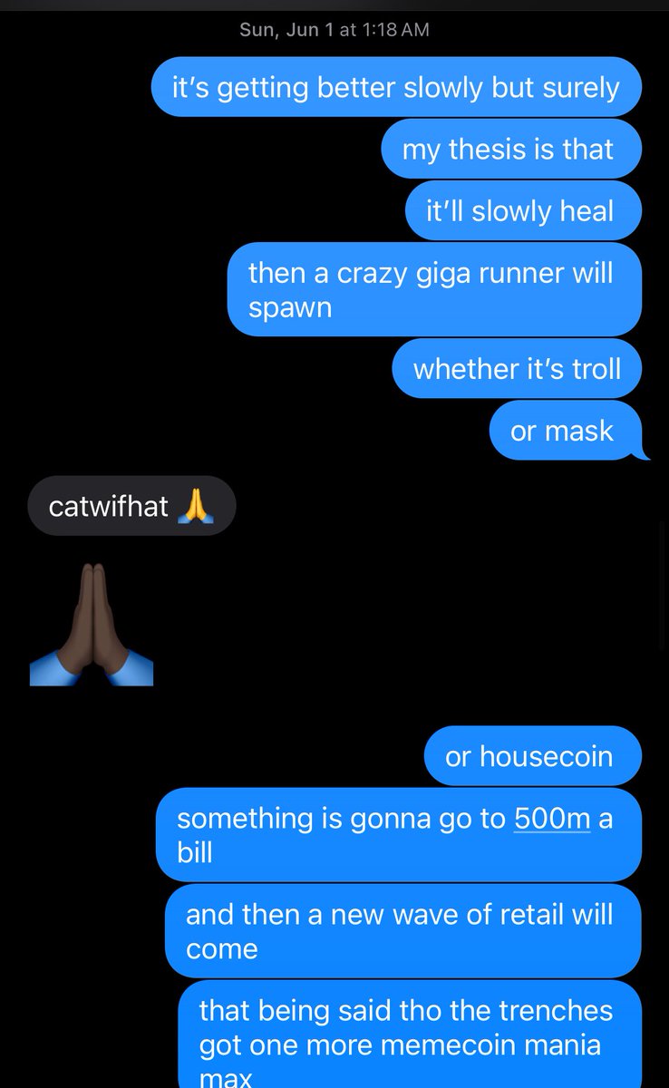 i’m clairvoyant when it come to ts, all my predictions of the market came true live on the TL. Get excited it’s starting
